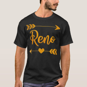 RENO NV NEVADA Funny City Zuhause Roots USA Women  T-Shirt