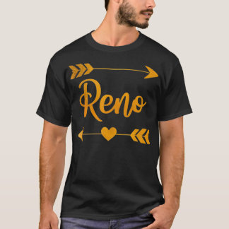 RENO NV NEVADA Funny City Zuhause Roots USA Women  T-Shirt