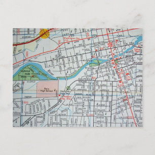 RENO, NV Vintage Karte Postkarte