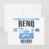 Reno Postkarte (Vorne/Hinten)