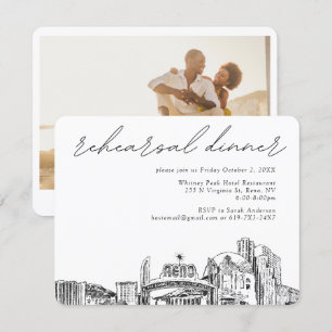 Reno Probe Dinner Hochzeitskarte Begleitkarte