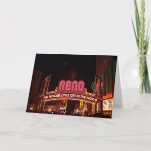 Reno-Schild Karte
