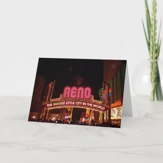Reno Sign Karte (Vorderseite)