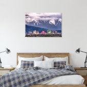 Reno Skyline auf einem Abend von Stormy April Leinwanddruck (Insitu (Schlafzimmer))