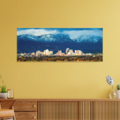 Reno Skyline Fall und Snow Pano auf Leinwand (Insitu (Wohnzimmer))