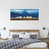 Reno Skyline Fall und Snow Pano auf Leinwand (Insitu (Schlafzimmer))