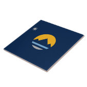 Reno-Stadtflagge Fliese (Seite)