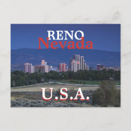 Reno U.S.A. Postkarte