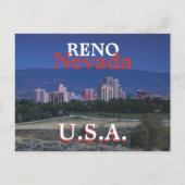 Reno U.S.A. Postkarte (Vorderseite)