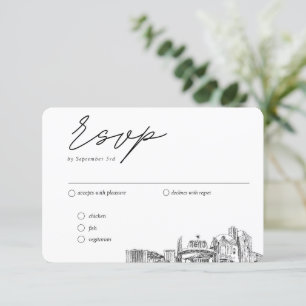 Reno Wedding RSVP Optionen Mailbar Begleitkarte