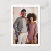 Reno Wedding RSVP QR Code Small Enclosure Card Begleitkarte (Rückseite)