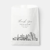 Reno Wedding Skyline Personalisiert Downtown Geschenktütchen (Vorderseite)