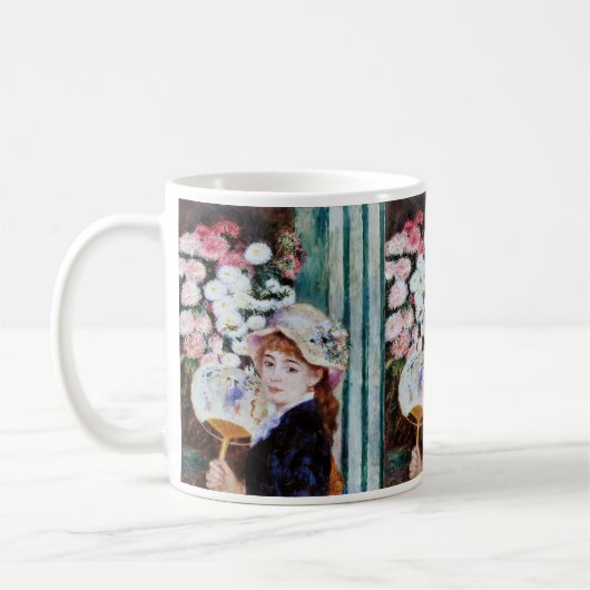Renoir , 団扇を持つ少女 kaffeetasse (Links)
