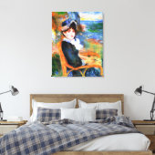 Renoir - Am Meer Leinwanddruck (Insitu (Schlafzimmer))