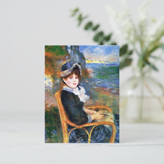 Renoir - Am Meer Postkarte (Stehend Vorderseite)