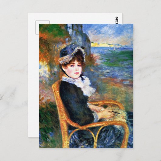 Renoir - Am Meer Postkarte (Vorne/Hinten)