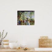 Renoir - Am Wasser (in der Nähe des Sees) 1880 Poster (Küche)