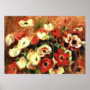 Renoir - Anemonenspray Poster