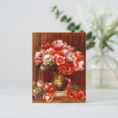 Renoir - Anemones, 1909 Postkarte (Stehend Vorderseite)