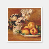 Renoir - Äpfel und Blume Serviette (Vorderseite)