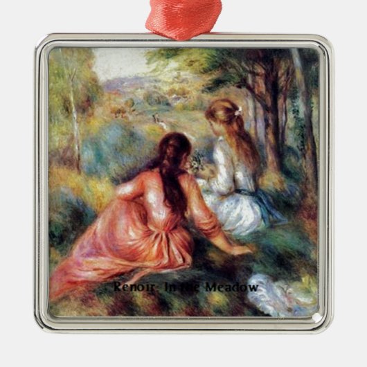 Renoir: Auf der Wiese Ornament Aus Metall (Vorne)
