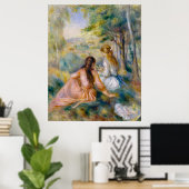Renoir, auf der Wiese Poster (Heimbüro)