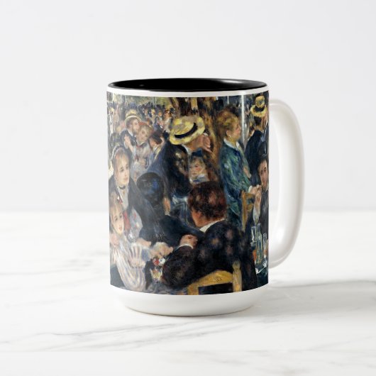 Renoir - Bal du Moulin de la Galette Zweifarbige Tasse (VorderseiteRechts)