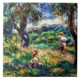 Renoir - Blaue Landschaft Fliese