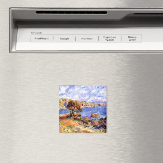 Renoir - Blick auf Guernsey, berühmtes Gemälde Magnet (In Situ (Geschirrspüler))