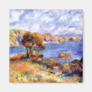 Renoir - Blick auf Guernsey, berühmtes Gemälde Magnet