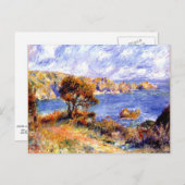 Renoir - Blick auf Guernsey Postkarte (Vorne/Hinten)