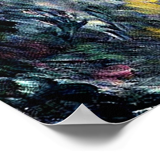 Renoir - Blick Nah zu Antibes Poster (Ecke)