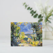 Renoir - Blick Nah zu Antibes Postkarte (Stehend Vorderseite)