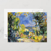 Renoir - Blick Nah zu Antibes Postkarte (Vorne/Hinten)