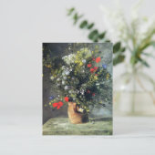 Renoir, Blume in einer Vase-Postkarte Postkarte (Stehend Vorderseite)