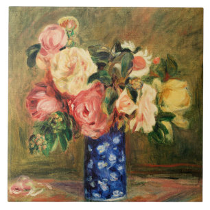 Renoir - Bouquet der Rose Fliese