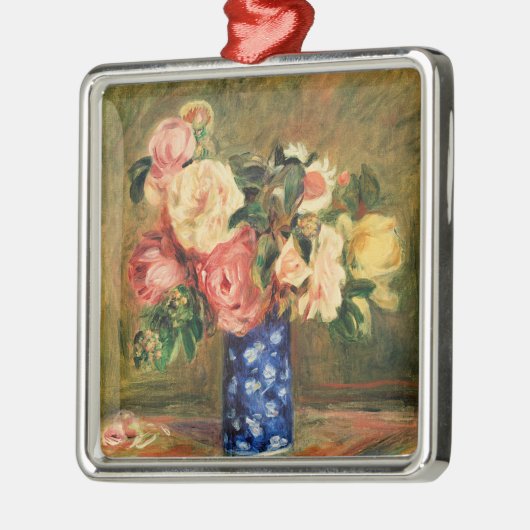 Renoir - Bouquet der Rose Ornament Aus Metall (Links)