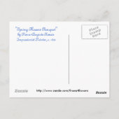 Renoir Bouquet of Spring Flowers Postcard Postkarte (Rückseite)