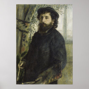 Renoir - Claude Monet bei der Arbeit Poster