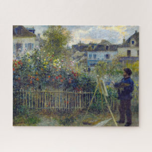 Renoir - Claude Monet beim Malen in seinem Garten Puzzle
