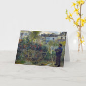 Renoir - Claude Monet Malerei in seinem Garten Karte (Gelbe Blume)