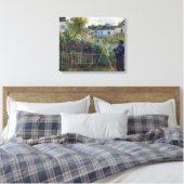 Renoir - Claude Monet Malerei in seinem Garten Leinwanddruck (Insitu (Schlafzimmer))