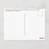 Renoir - Claude Monet Malerei in seinem Garten Postkarte (Rückseite)