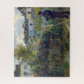 Renoir - Claude Monet Malerei in seinem Garten Puzzle (Vertikal)