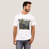 Renoir - Claude Monet Malerei in seinem Garten T-Shirt (Vorne ganz)