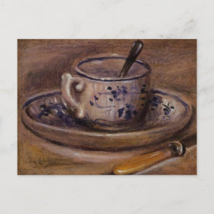 Renoir Cup und Saucer Still Life Postkarte