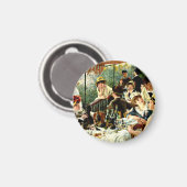 Renoir - Das Mittagessen des Party-1881 Magnet (Vorderseite/Rückseite)