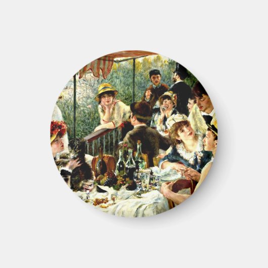 Renoir - Das Mittagessen des Party-1881 Magnet (Vorne)