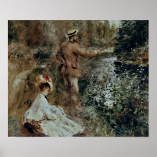 Renoir - Der Fischer 1874 Poster