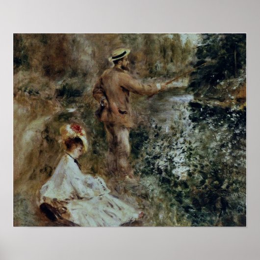 Renoir - Der Fischer 1874 Poster (Vorne)